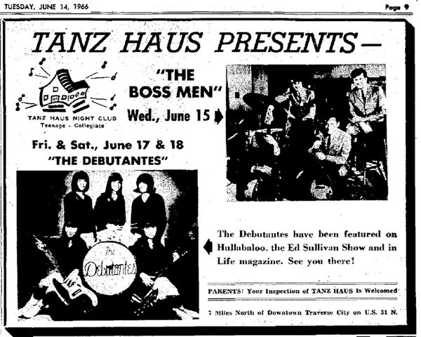 Tanz Haus (Tanz Haus Club, TanzHaus) - June 1966 Ad (newer photo)